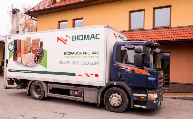 Rozvoz zboží ze společnosti BIOMAC s.r.o.